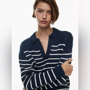 Aritzia | Clara Merino Striped Sweater